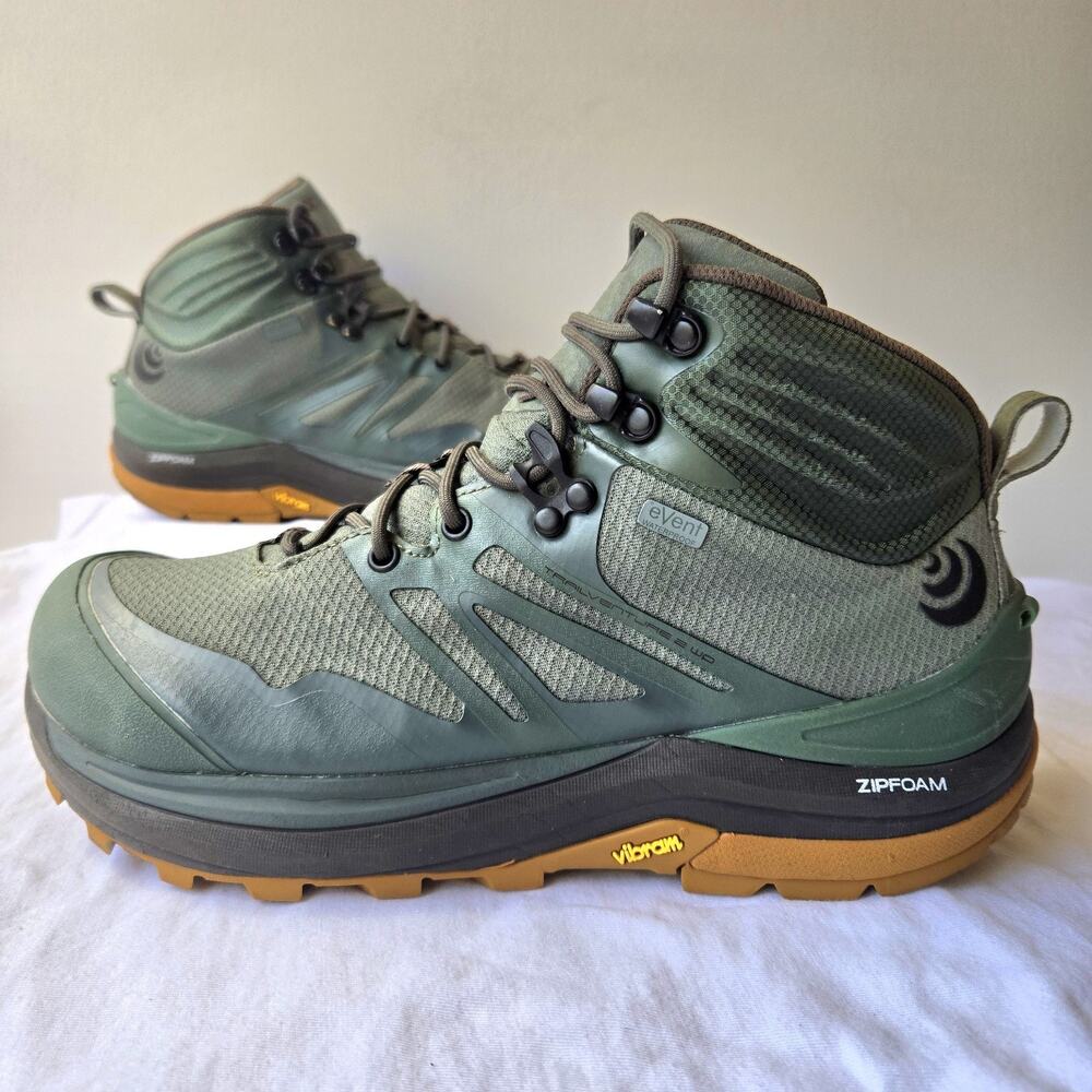 Topo Trailventure 2 Mid Men's Waterproof Hiking Boots Green/Clay Size 9